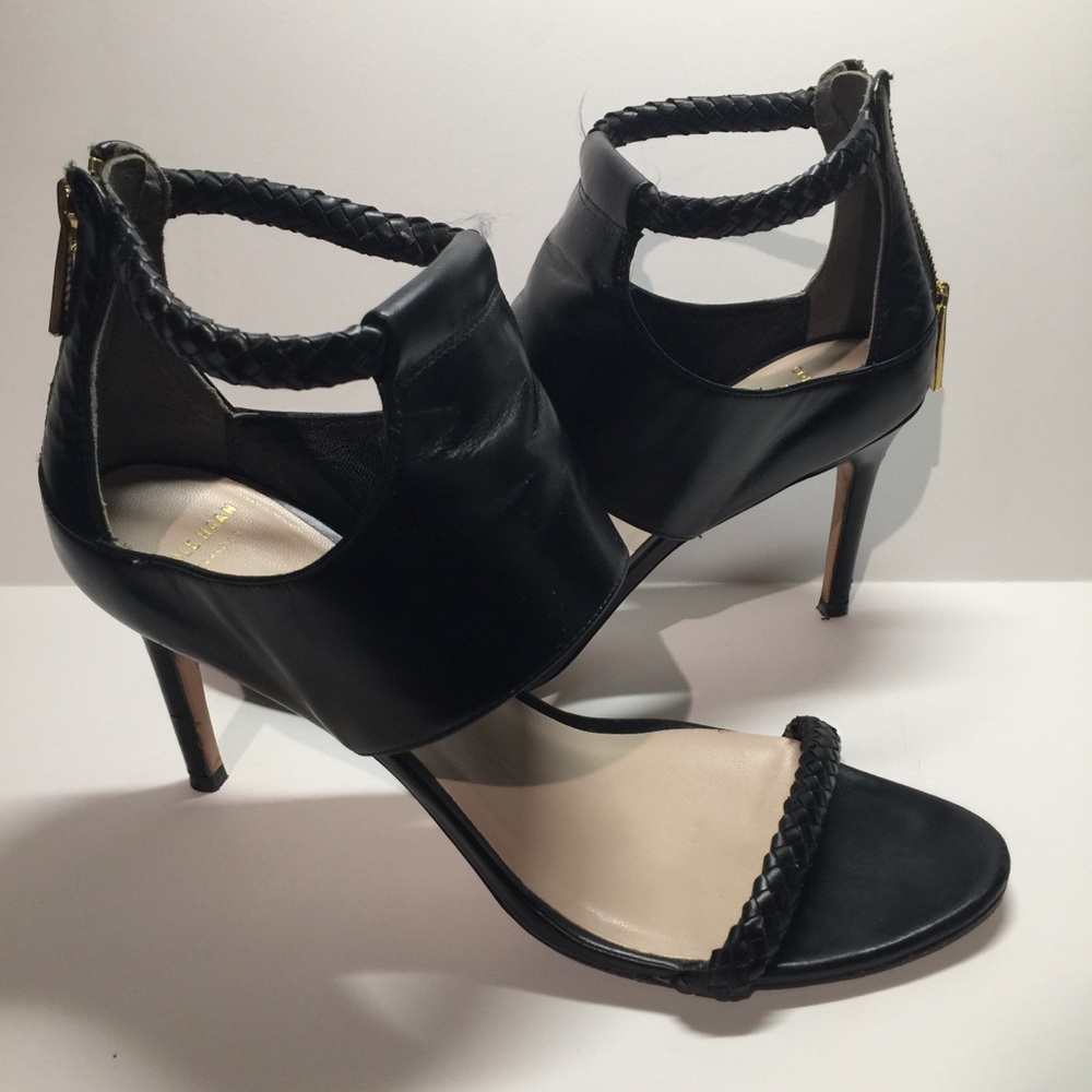 Cole Haan black leather heels